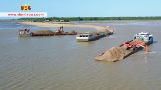 Tot de laatste uren zand afgegraven te Braamspunt [upl. by Mayor]