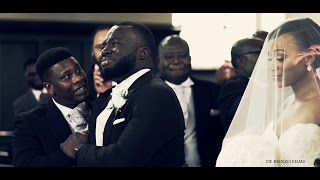 Groom Cries When He Sees Bride  African Wedding Video  Best Bridal Entrance  Must See [upl. by Alyad]