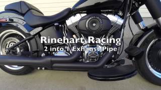 Freedom performance 2 into 1 exhaust review road glide [upl. by Nanaj]