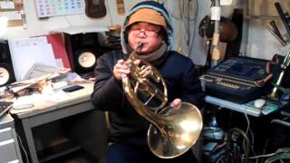 Mellophone BluesYAMAHA YMP201 [upl. by Hcone]