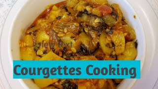 Cooking Courgettes Indian Style Easy CookingQuick Cooking [upl. by Elicia]