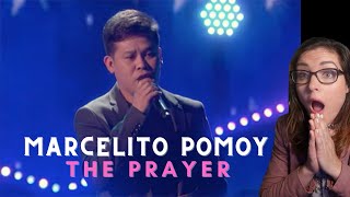 LucieV Reacts for the first time to Marcelito Pomoy  The Prayer on Americas Got Talent [upl. by Celia]