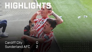 Opening Day Delight  Cardiff City 0  2 Sunderland AFC  EFL Championship Highlights [upl. by Sairacaz]