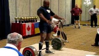 Michael Eaton 345kg Deadlift  110kg 7605 lbs  242 2011 [upl. by Peugia]