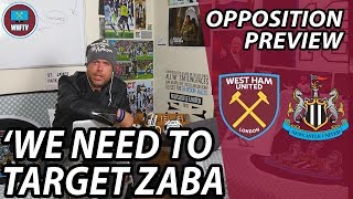 West Ham vs Newcastle We Need To Target Zabaleta Opposition Preview with Newcastle Fans TV [upl. by Durgy]