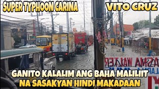 SUPER TYPHOON CARINA ANG DAMING NAPINSA  NAKA ABOT AKO HAGANG VITO CRUZ MANILA GANITO NA NGA YUN [upl. by Llered]