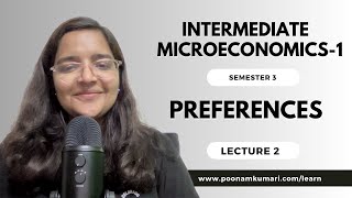 Lecture 2  Intermediate Microeconomics1  Preferences Completeness Transitivity Monotonicity [upl. by Archambault]