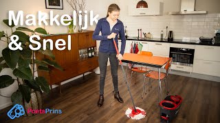 Vloer Dweilen Stappenplan amp Tips  PoetsPrins Basic [upl. by Kissee330]