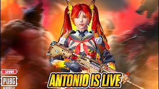 Solo vs Squad  Antonio is live PUBG mobile  get free uc  Custom Rooms [upl. by Laekim471]