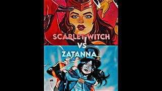 Scarlet WitchComic VS Zatanna ZataraComic  VS Battle  wanda zatanna marvel vsbattle dc [upl. by Etteyafal]