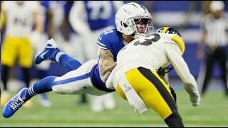 Colts Lose WR Michael Pittman to Concussion in brutal hit from Steelers safety Damontae Kazee [upl. by Dronski656]