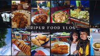 Exploring Street Foods of Bhubaneswar  Mini Vlog  Siripur Street Food  Sister Diaries by Miri [upl. by Ahsienaj193]