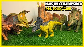 Dinossauro Zuniceratops Mattel Dino Escape Jurassic World [upl. by Pansy]