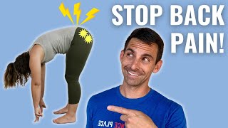 How To Stop Lower Back Pain When Bending Over MOBILITY TRICKS [upl. by Burrus282]