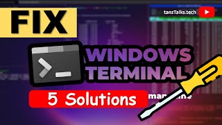 Top 5 Ways to Fix Windows Terminal Not Opening on Windows 11 [upl. by Nahtonoj]