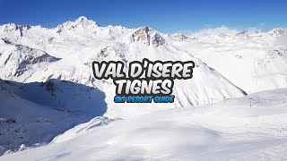 Val dIsere Tignes ski resort guide 33 Fresse Isolée Prariond easy runs [upl. by Chane]