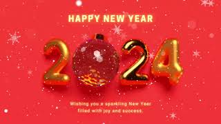 Happy New Year 2024 Whatsapp Status Greetings  No Copyright Download Links In Description [upl. by Atnahsal255]