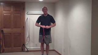 Resistance Band Training Tip for shortening the band [upl. by Apur]