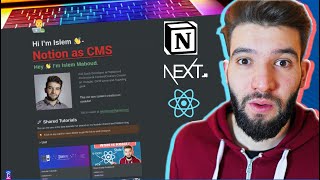 Use Notion as CMS for your Next Pro Portfolio  NextjsReactjsNetlify [upl. by Akkimat]