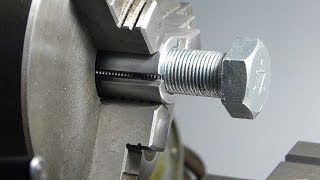 Holding threaded items for machining in the metal lathe or mill [upl. by Intruok641]