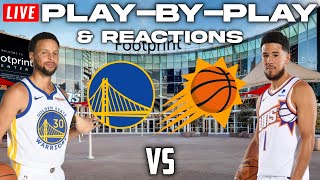 Golden State Warriors vs Phoenix Suns  Live PlayByPlay amp Reactions [upl. by Christoffer]