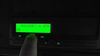 Stoneridge Tachograph How To Access Info On The Display [upl. by Horatius88]