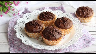 Muffin al cioccolato morbidissimi e senza glutine [upl. by Drusie537]