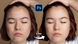 Easy skin retouching photoshop  how to smooth photo in photoshop  photoshop 2024 face retouching [upl. by Matty]