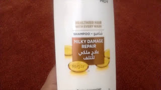 Pantene shampoo milky damage repair hair therapy review [upl. by Feetal]