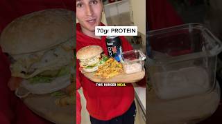 70gr PROTEIN Godzilla Burger weightlossrecipe [upl. by Debby]