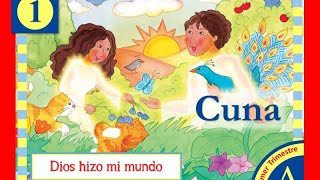 👶Clase de CUNA 👉Lección 1 Enero 💢Dios hizo mi mundo💢1° Trimestre 2022 02 AÑOS🚀 [upl. by Greggs]