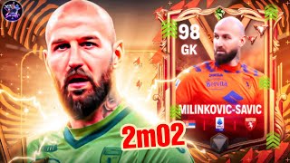 REVIEW MILINKOVICSAVIC GK 2m02 SỰ KIỆN VƯƠNG TRIỀU  FC MOBILE [upl. by Nedyrb]