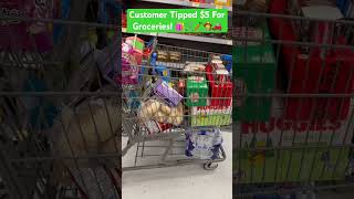 Instacart Customer Tipped 5 For Groceries 🛍️🥕🛒🧑‍🌾🚗 shorts walmart gigwork shoppingvlog [upl. by Airual]