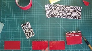 How to Make a Duct Tape Wallet Tutorial Beginner Easy [upl. by Amekahs]