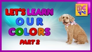 Learn Colors for Kids PART 2  Teach Children Their Colours in English [upl. by Suisyola579]