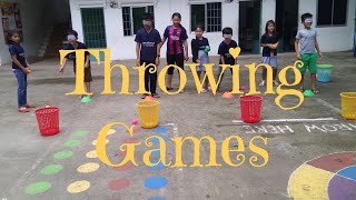 Throwing Games  9 fun activities with balls bean bags and frisbees [upl. by Renferd]