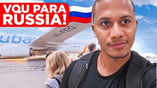 Cheguei em Moscou 🇷🇺  Vlog viajando para Rússia pela primeira vez Voo hotel e cidade incrível 1 [upl. by Balbinder]