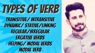 Types of Verbs DynamicStativeLinking RegularIrregular FiniteNonFinite Ergative Modals [upl. by Body191]