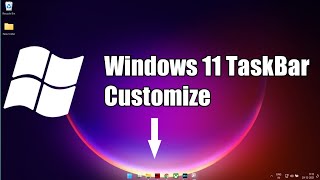 Windows 11 Taskbar Customization in Hindi  Transparent like Glass [upl. by Sperling]