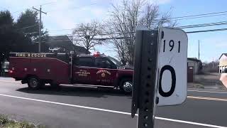 Hecktown Volunteer Fire Company Responding 31324 [upl. by Kylstra]