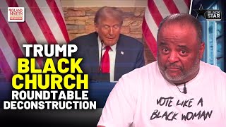 Roland DECONSTRUCTS Trump STRAIGHTA LYING During Black Church Roundtable In Michigan [upl. by Kcirdehs]