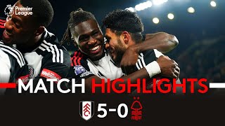 HIGHLIGHTS  Fulham 50 Nottingham Forest  5️⃣ Under The Cottage Lights ✋ [upl. by Hadeehuat]