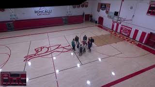 Roncalli Catholic High School vs Duchesne Academy Womens Varsity Basketball [upl. by Trahurn]