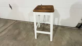 Williston Forge Mee 30 Counter Stool with Metal Frame [upl. by Dlarej]