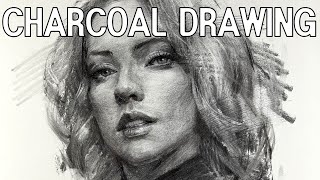 Charcoal Drawing 144 [upl. by Ardenia]