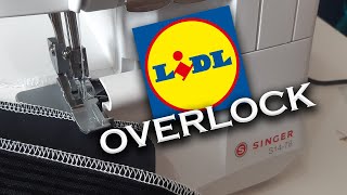 LIDL Overlock Singer S1478  Recenze [upl. by Haman]