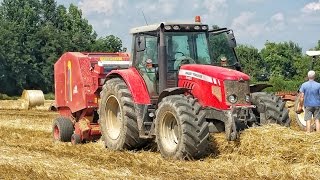 Pressatura Paglia 2016MASSEY FERGUSON 64803650 [upl. by Brittney]