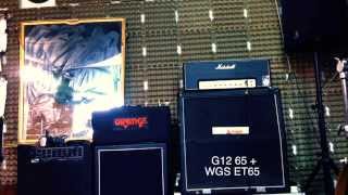 Celestion v30 Vs WGS Warehouse Speakers Et65 [upl. by Halilad]