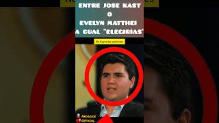 NIÑO POETA Y SU CANDIDATO PRESIDENCIAL ENTRE JOSÉ KAST Y EVELYN MATTHEI 😱 shorts politics chile [upl. by Florie]