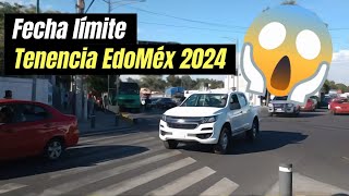 Fecha límite subsidio Tenencia Estado de México 2024 [upl. by Rainah]